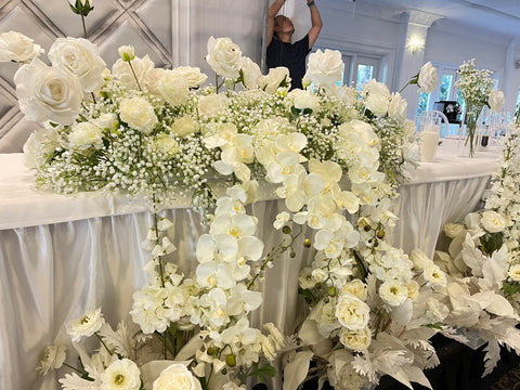 Bridal table arrangement