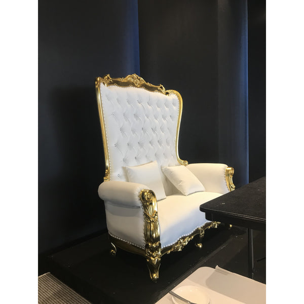 Gold double throne chair - Set 3